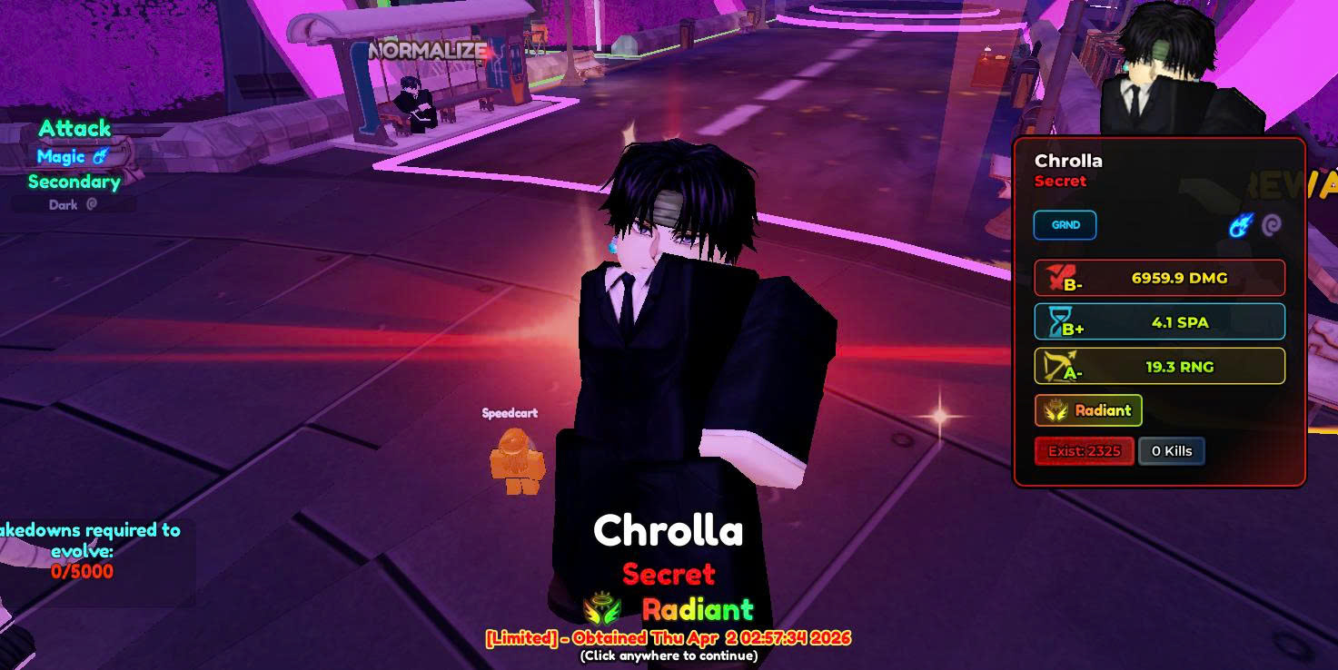 Cày Secret Chrolla