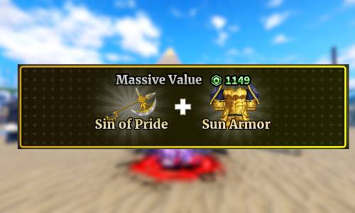 Sin of Pride + Sun Armor ( Gamepass Sailor Piece )
