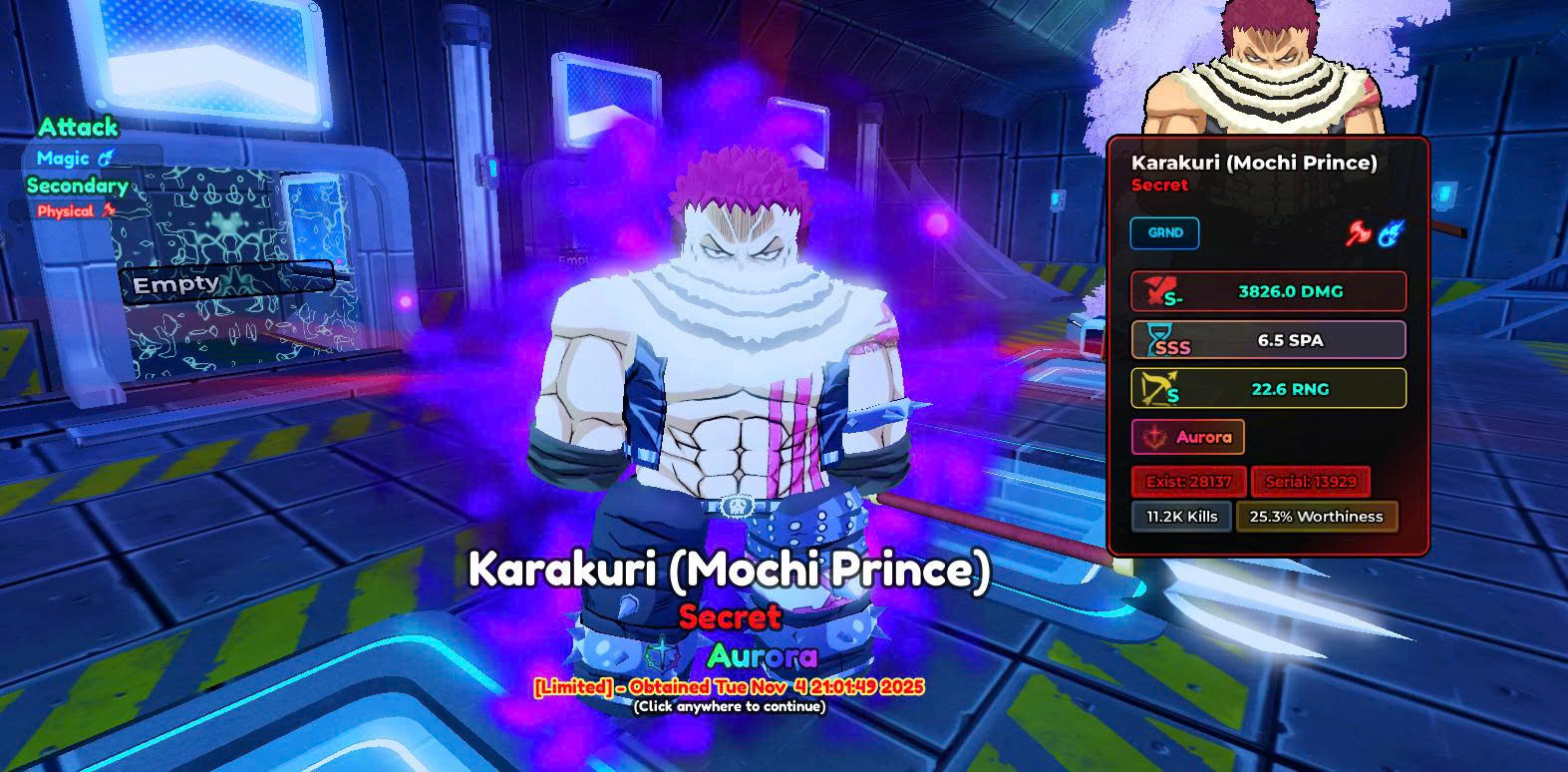 Cày Secret Katakuri ( AC )