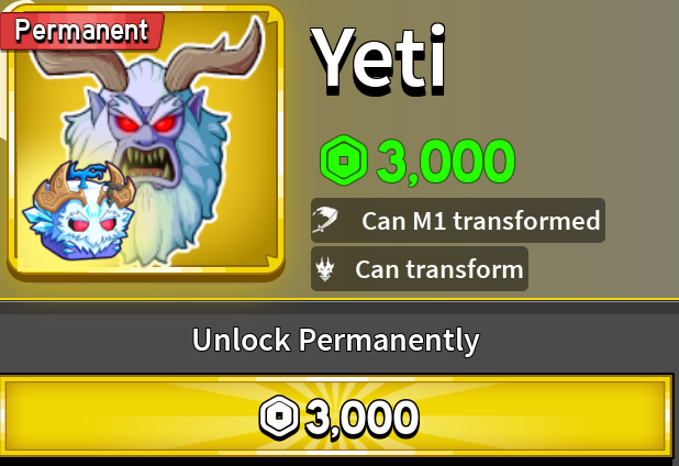 Yeti vĩnh viễn