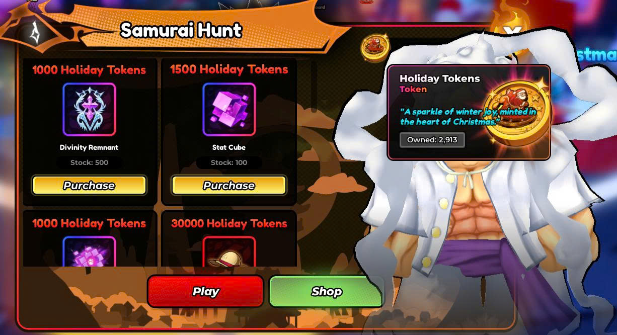 Cày 200k Holidays Token ( Có tỉ lệ được thêm portal Kaido ) ( AC )