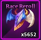 (Trade) 7000 Race Reroll ( Sailor Piece )