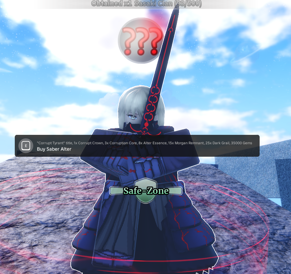 Cày Corrupted Exacalibur + Skill F ( Sailor Piece )