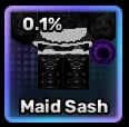 Cày Unit Maid Sash