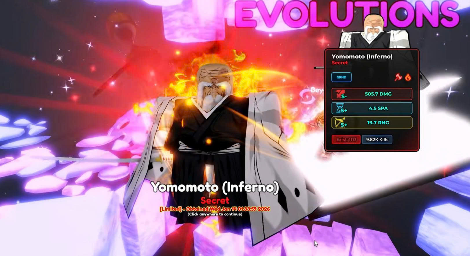 Cày Unit Secret Yamamoto ( AC )