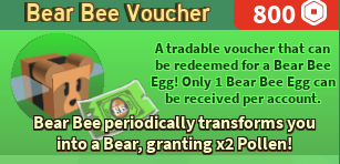 Bear Bee Voucher ( yêu cầu mở trade để mua )